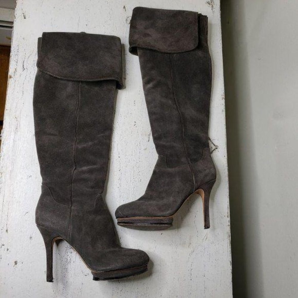 BCBG Tall Thigh High / Over the Knew Suede Boots
